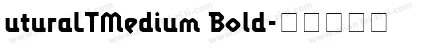 uturaLTMedium Bold字体转换